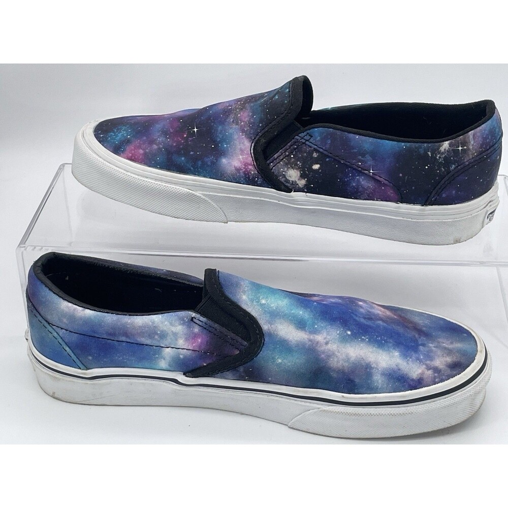 Vans Classic Slip-On Galaxy Print Canvas Shoes Men’s 6 Women’s 7.5 Sneakers - Picture 2 of 6